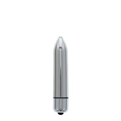 Stimolatore clitorideo da borsetta 10 funzioni CLIMAX BULLET SILVER